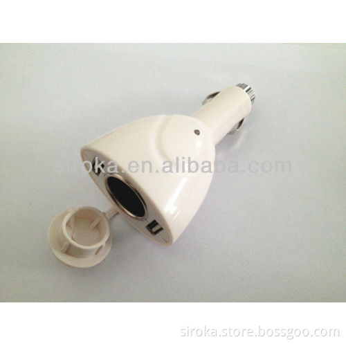 Brand new 2 USB Port Car Cigarette Socket Charger Adapter